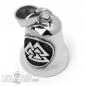 Preview: Valknut Wikinger Biker-Bell aus Edelstahl Motorrad Glücksglöckchen Ride Bell Preview: Valknut Wikinger Biker-Bell aus Edelstahl Motorrad Glücksglöckchen Ride Bell